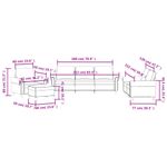 Casa si Gradina - Mobilier - Seturi de mobilier - Seturi living - Set de canapele cu perne, 4 piese, verde inchis, catifea - Infinity.ro