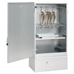 Casa si Gradina - Gradina si terasa - Gratare si accesorii - Gratare de gradina - Afumatoare cuptor/gratar, generator fum rece, otel galvanizat, mărime 44.5x29x83 cm (21x21x4.5 cm), model fără fereastră - Infinity.ro