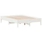 Casa si Gradina - Mobilier - Paturi si accesorii - Paturi - Cadru de pat, alb, 140x190 cm, lemn masiv de pin - Infinity.ro
