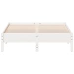 Casa si Gradina - Mobilier - Paturi si accesorii - Paturi - Cadru de pat, alb, 140x190 cm, lemn masiv de pin - Infinity.ro