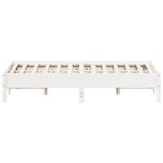 Casa si Gradina - Mobilier - Paturi si accesorii - Paturi - Cadru de pat, alb, 140x190 cm, lemn masiv de pin - Infinity.ro