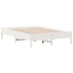Casa si Gradina - Mobilier - Paturi si accesorii - Paturi - Cadru de pat, alb, 140x190 cm, lemn masiv de pin - Infinity.ro