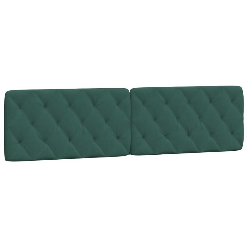 Casa si Gradina - Mobilier - Paturi si accesorii - Paturi - Cadru de pat cu lumini LED, verde inchis, 200x200 cm, catifea - Infinity.ro