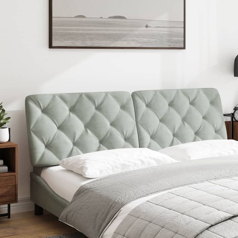 Casa si Gradina - Mobilier - Paturi si accesorii - Accesorii paturi - Tablie de pat Gri Sonoma 135 cm Lemn compozit - Infinity.ro