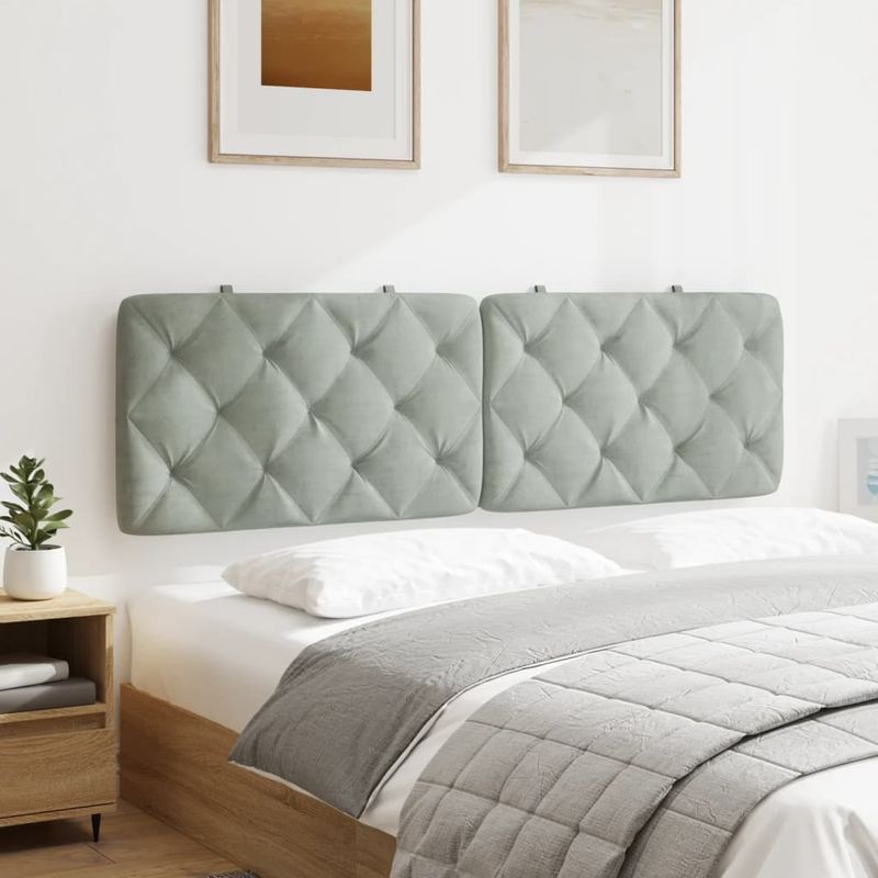 Casa si Gradina - Mobilier - Paturi si accesorii - Accesorii paturi - Tablie de pat Gri Sonoma 135 cm Lemn compozit - Infinity.ro