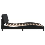 Casa si Gradina - Mobilier - Paturi si accesorii - Paturi - Cadru de pat cu lumini LED, negru, 180x200 cm, catifea - Infinity.ro