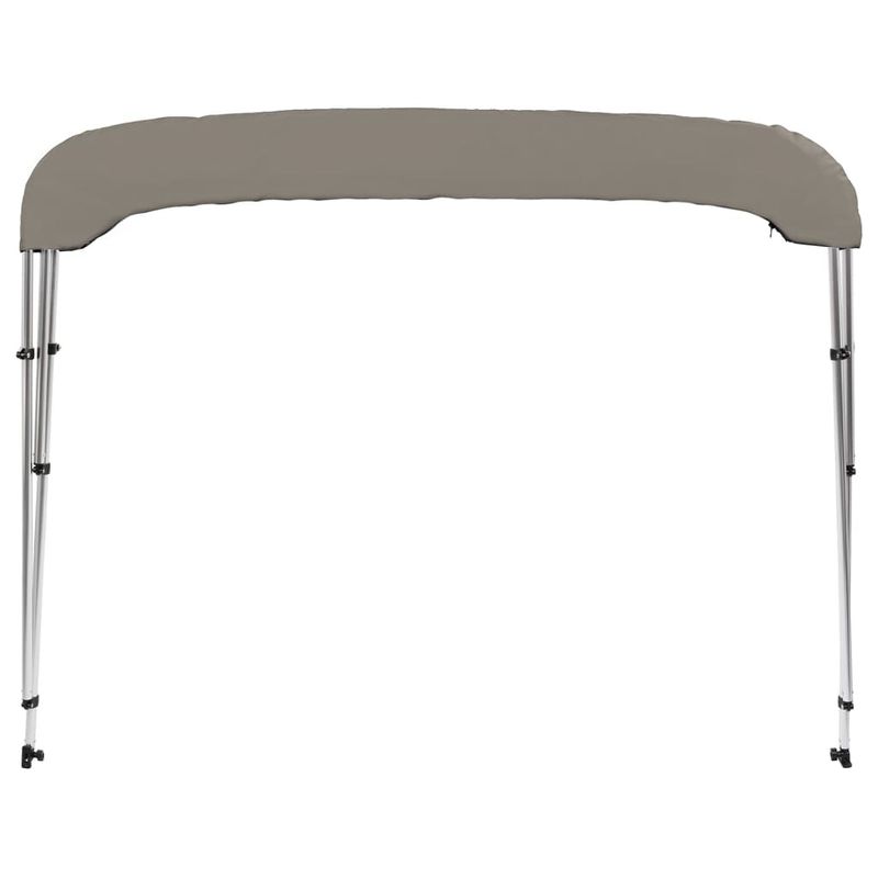 Auto si Moto - Ambarcatiuni - Accesorii ambarcatiuni - Parasolar barca Bimini cu 3 arcuri, gri, 182x184x136 cm - Infinity.ro