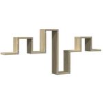 Casa si Gradina - Mobilier - Biblioteci si rafturi - Rafturi - Raft de perete, stejar sonoma, 104,5x10x43 cm, lemn prelucrat - Infinity.ro