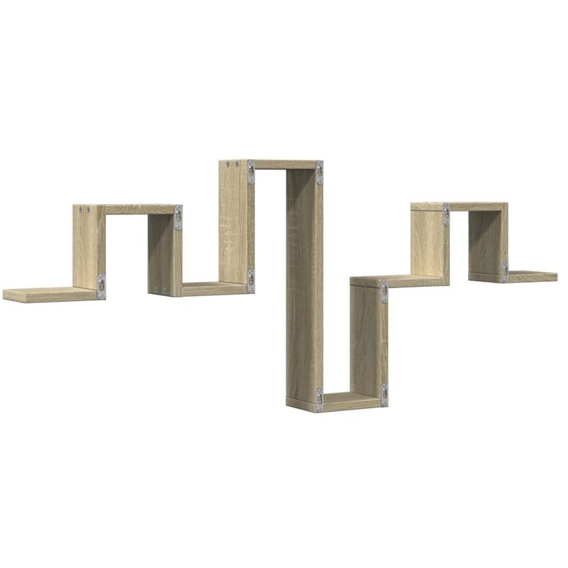 Casa si Gradina - Mobilier - Biblioteci si rafturi - Rafturi - Raft de perete, stejar sonoma, 104,5x10x43 cm, lemn prelucrat - Infinity.ro