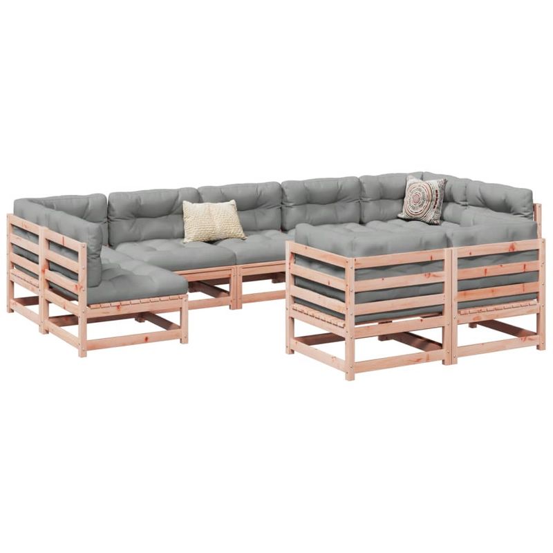 Casa si Gradina - Gradina si terasa - Mobilier exterior - Seturi mobila gradina - Set canapele gradina, 9 piese, lemn masiv brad douglas - Infinity.ro
