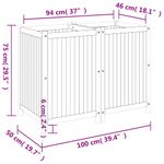Casa si Gradina - Gradinarit si plante - Plante si ghivece - Ghivece si suporturi - Jardiniera de gradina cu captuseala, 100x50x75 cm, lemn acacia - Infinity.ro