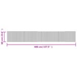 Casa si Gradina - Textile si covoare - Covoare - Covoare casa - Covor dreptunghiular, natural deschis, 60x400 cm, bambus - Infinity.ro