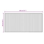 Casa si Gradina - Textile si covoare - Covoare - Covoare casa - Covor dreptunghiular, negru, 100x200 cm, bambus - Infinity.ro