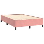 Casa si Gradina - Mobilier - Paturi si accesorii - Paturi - Cadru de pat, roz, 120x190 cm, catifea - Infinity.ro