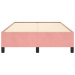 Casa si Gradina - Mobilier - Paturi si accesorii - Paturi - Cadru de pat, roz, 120x190 cm, catifea - Infinity.ro