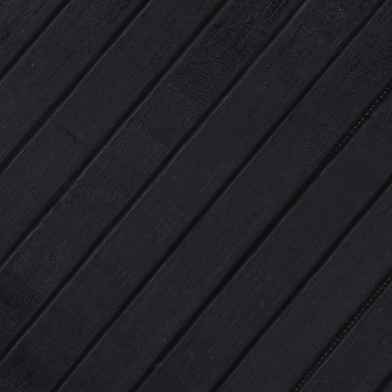 Casa si Gradina - Textile si covoare - Covoare - Covoare casa - Covor dreptunghiular, negru, 60x300 cm, bambus - Infinity.ro