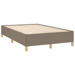 Casa si Gradina - Mobilier - Paturi si accesorii - Paturi - Cadru de pat, gri taupe, 120x190 cm, material textil - Infinity.ro