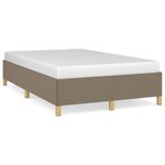 Casa si Gradina - Mobilier - Paturi si accesorii - Paturi - Cadru de pat, gri taupe, 120x190 cm, material textil - Infinity.ro