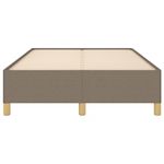 Casa si Gradina - Mobilier - Paturi si accesorii - Paturi - Cadru de pat, gri taupe, 120x190 cm, material textil - Infinity.ro