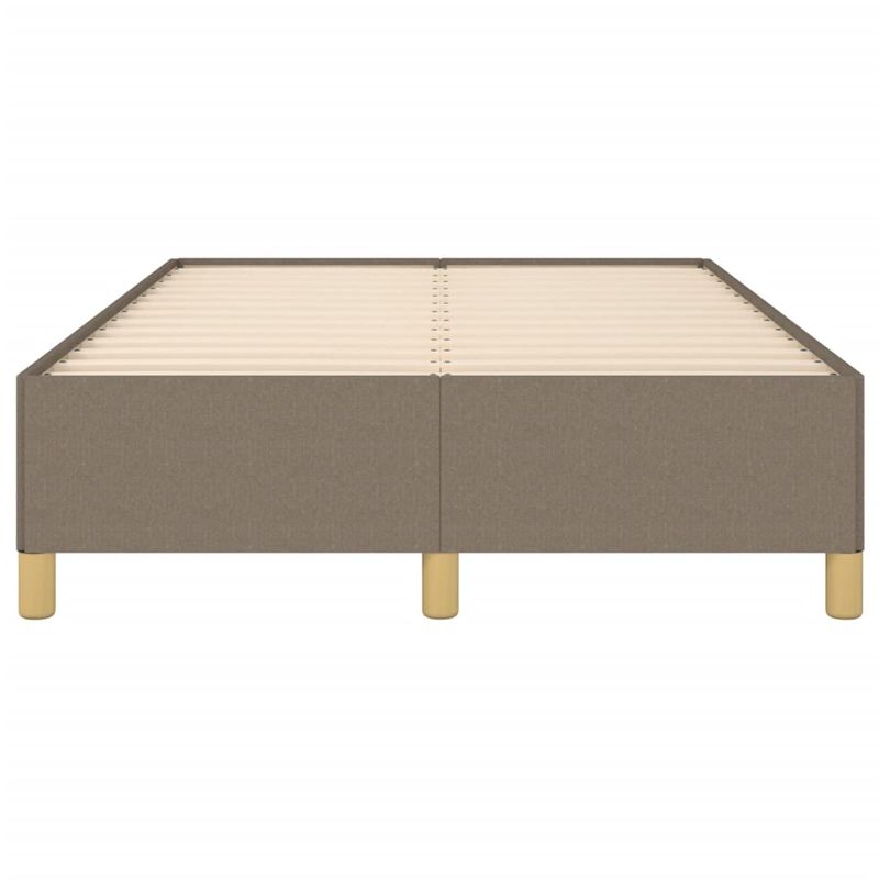 Casa si Gradina - Mobilier - Paturi si accesorii - Paturi - Cadru de pat, gri taupe, 120x190 cm, material textil - Infinity.ro