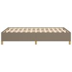 Casa si Gradina - Mobilier - Paturi si accesorii - Paturi - Cadru de pat, gri taupe, 120x190 cm, material textil - Infinity.ro