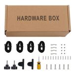 Auto si Moto - Ambarcatiuni - Accesorii ambarcatiuni - Parasolar barca Bimini cu 3 arcuri, negru, 183x152x133 cm - Infinity.ro