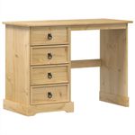 Casa si Gradina - Mobilier - Mese si birouri - Birouri - Masa de toaleta "Corona", 104x47x75 cm, lemn masiv de pin - Infinity.ro