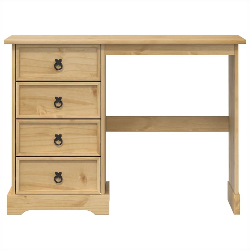 Casa si Gradina - Mobilier - Mese si birouri - Birouri - Masa de toaleta "Corona", 104x47x75 cm, lemn masiv de pin - Infinity.ro