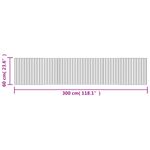 Casa si Gradina - Textile si covoare - Covoare - Covoare casa - Covor dreptunghiular, maro, 60x300 cm, bambus - Infinity.ro