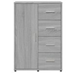 Casa si Gradina - Mobilier - Comode si corpuri - Comode - Servanta, sonoma gri, 60x31x84 cm, lemn prelucrat - Infinity.ro