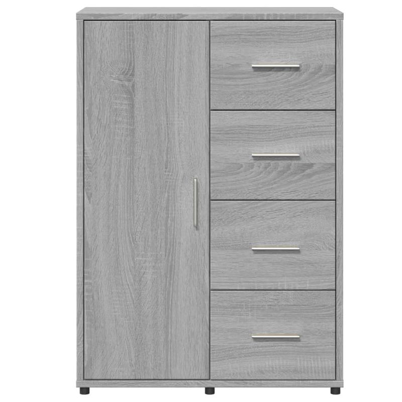 Casa si Gradina - Mobilier - Comode si corpuri - Comode - Servanta, sonoma gri, 60x31x84 cm, lemn prelucrat - Infinity.ro