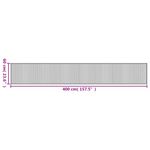 Casa si Gradina - Textile si covoare - Covoare - Covoare casa - Covor dreptunghiular, natural, 60x400 cm, bambus - Infinity.ro