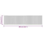 Casa si Gradina - Textile si covoare - Covoare - Covoare casa - Covor dreptunghiular, maro inchis, 70x300 cm, bambus - Infinity.ro