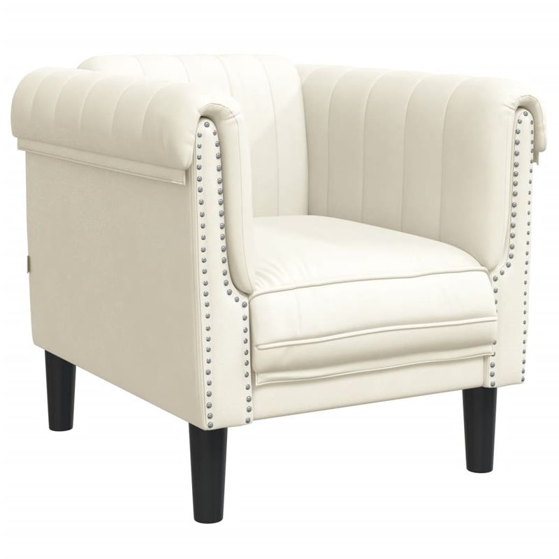 Casa si Gradina - Mobilier - Seturi de mobilier - Seturi living - Set de canapele, 3 piese, crem, catifea - Infinity.ro