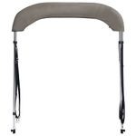 Auto si Moto - Ambarcatiuni - Accesorii ambarcatiuni - Parasolar barca Bimini cu 2 arcuri, gri, 148,5x133x104 cm - Infinity.ro