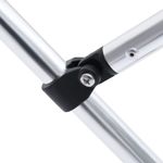 Auto si Moto - Ambarcatiuni - Accesorii ambarcatiuni - Parasolar barca Bimini cu 2 arcuri, gri, 148,5x133x104 cm - Infinity.ro