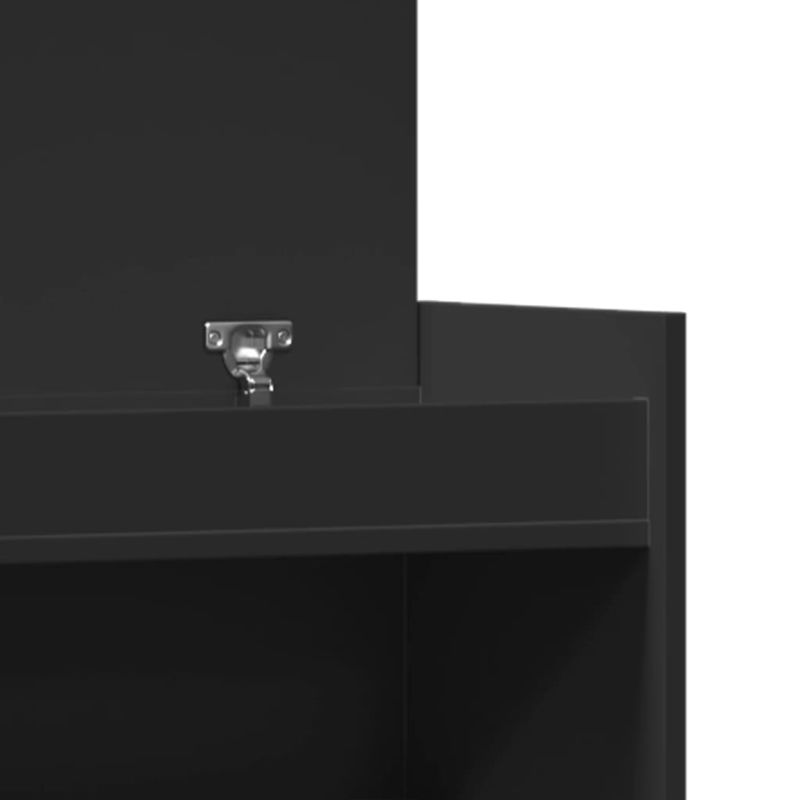 Casa si Gradina - Mobilier - Organizare si depozitare - Organizator incaltaminte - Pantofar, negru, 100,5x28x100 cm, lemn prelucrat - Infinity.ro
