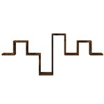 Casa si Gradina - Mobilier - Biblioteci si rafturi - Rafturi - Raft de perete, stejar fumuriu, 104,5x10x43 cm, lemn prelucrat - Infinity.ro