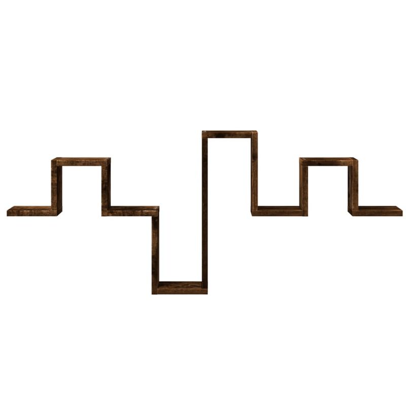 Casa si Gradina - Mobilier - Biblioteci si rafturi - Rafturi - Raft de perete, stejar fumuriu, 104,5x10x43 cm, lemn prelucrat - Infinity.ro