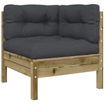 Casa si Gradina - Gradina si terasa - Mobilier exterior - Seturi mobila gradina - Set canapea de gradina, 8 piese, lemn de pin tratat - Infinity.ro
