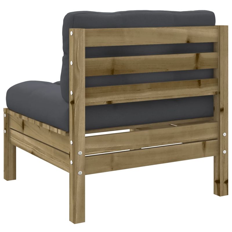 Casa si Gradina - Gradina si terasa - Mobilier exterior - Seturi mobila gradina - Set canapea de gradina, 8 piese, lemn de pin tratat - Infinity.ro
