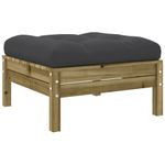 Casa si Gradina - Gradina si terasa - Mobilier exterior - Seturi mobila gradina - Set canapea de gradina, 8 piese, lemn de pin tratat - Infinity.ro