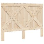 Casa si Gradina - Mobilier - Paturi si accesorii - Paturi - Cadru de pat cu tablie, 140x200 cm, lemn masiv de pin - Infinity.ro