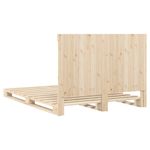 Casa si Gradina - Mobilier - Paturi si accesorii - Paturi - Cadru de pat cu tablie, 140x200 cm, lemn masiv de pin - Infinity.ro
