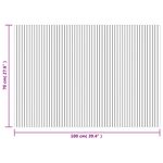 Casa si Gradina - Textile si covoare - Covoare - Covoare casa - Covor dreptunghiular, maro inchis, 70x100 cm, bambus - Infinity.ro