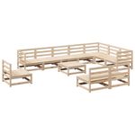 Casa si Gradina - Gradina si terasa - Mobilier exterior - Seturi mobila gradina - Set canapea de gradina, 11 piese, lemn masiv de pin - Infinity.ro