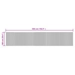 Casa si Gradina - Textile si covoare - Covoare - Covoare casa - Covor dreptunghiular, maro, 100x500 cm, bambus - Infinity.ro