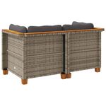 Casa si Gradina - Gradina si terasa - Mobilier exterior - Canapele si fotolii gradina - Canapele de colt de gradina cu perne, 2 buc., poliratan, model 2x colțar (fără sculptură) - Infinity.ro