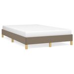 Casa si Gradina - Mobilier - Paturi si accesorii - Paturi - Cadru de pat, gri taupe, 120x190 cm, material textil - Infinity.ro