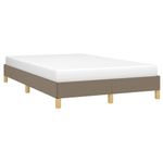 Casa si Gradina - Mobilier - Paturi si accesorii - Paturi - Cadru de pat, gri taupe, 120x190 cm, material textil - Infinity.ro
